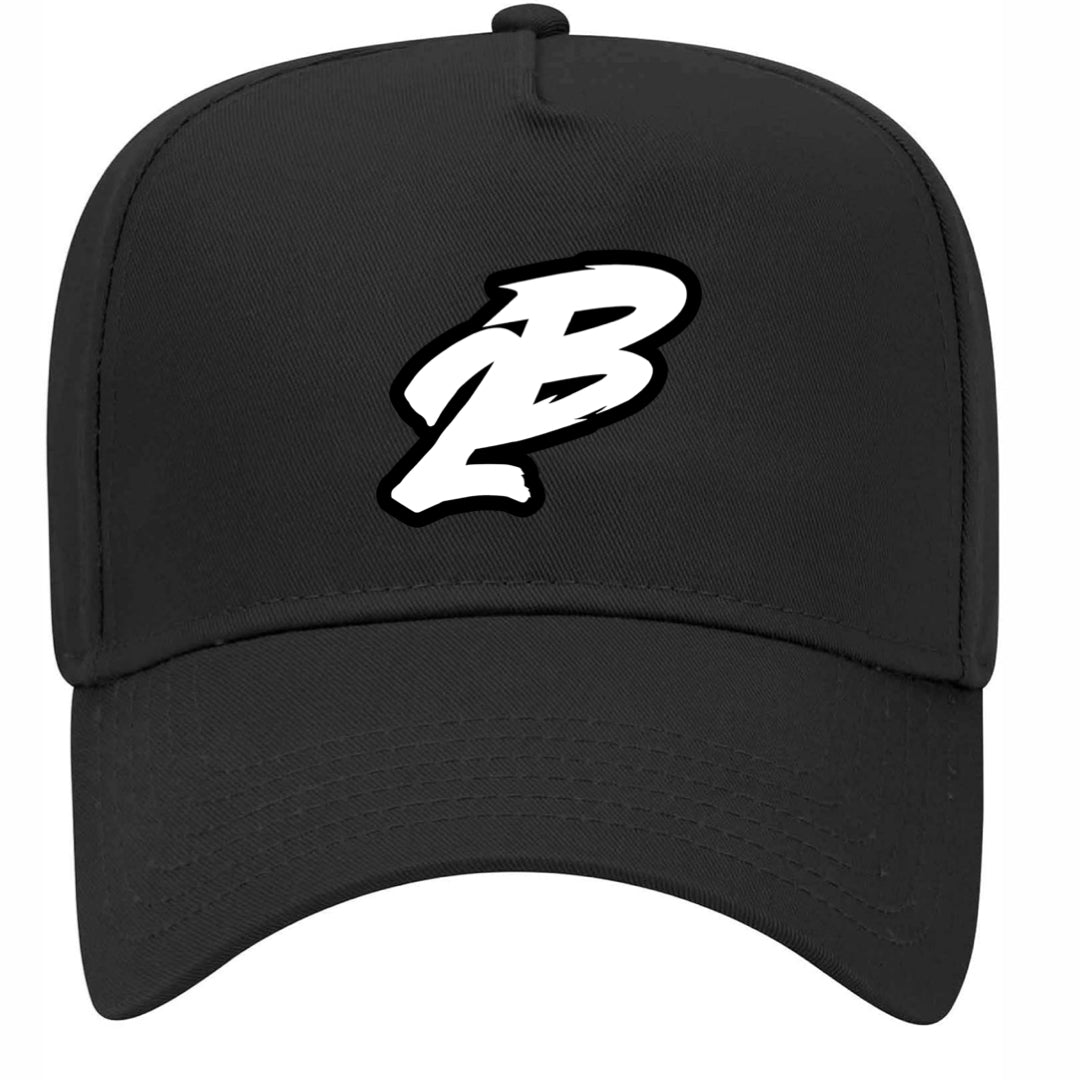 Black "2B" A-Frame Hat