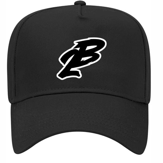 Black "2B" A-Frame Hat