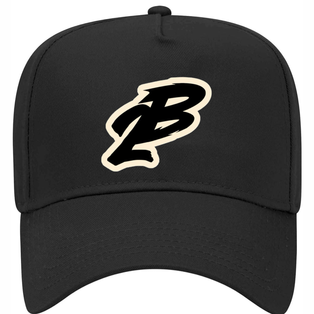 Black "2B" A-Frame Hat